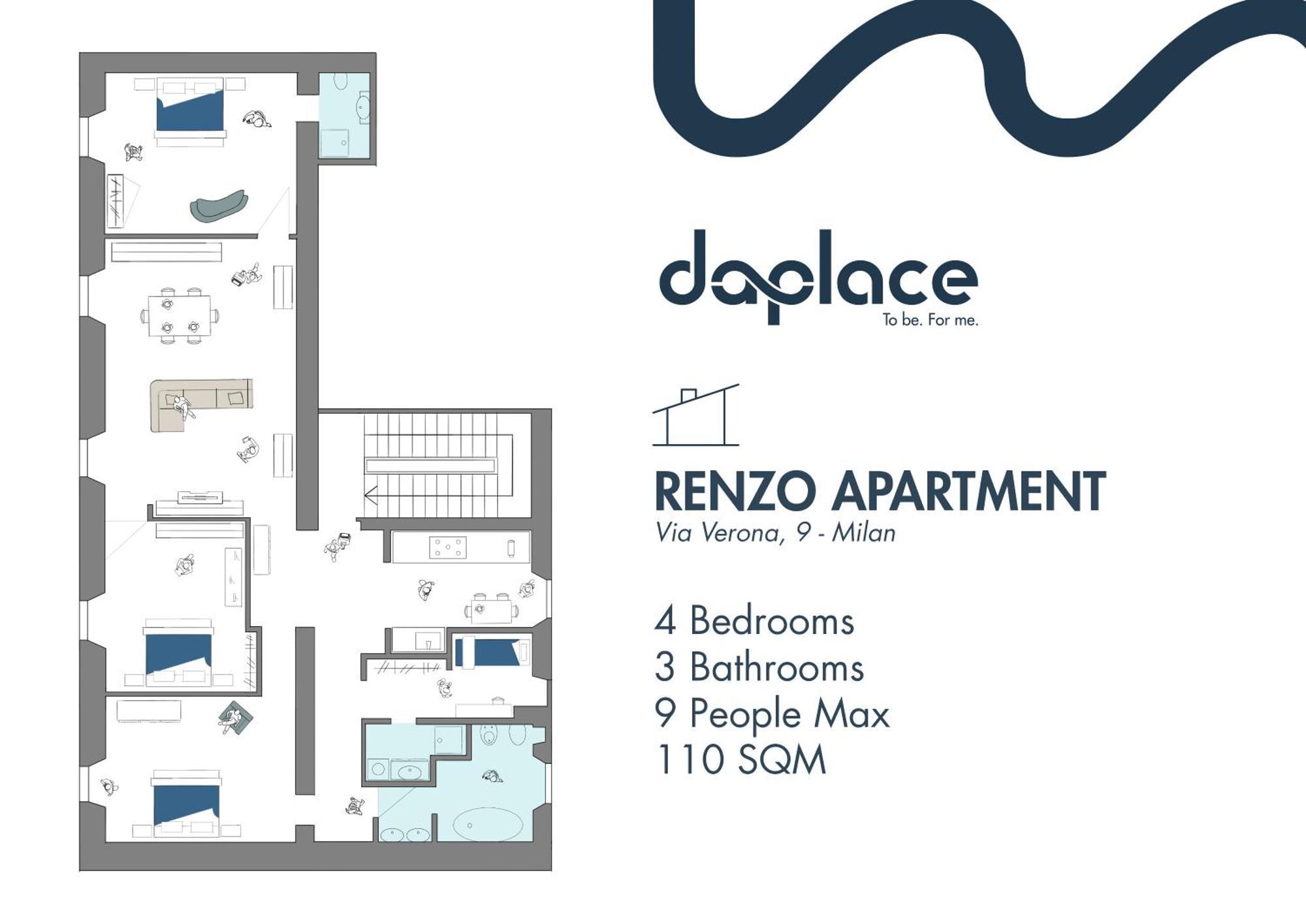 מילאנו Daplace - Renzo Apartment מראה חיצוני תמונה